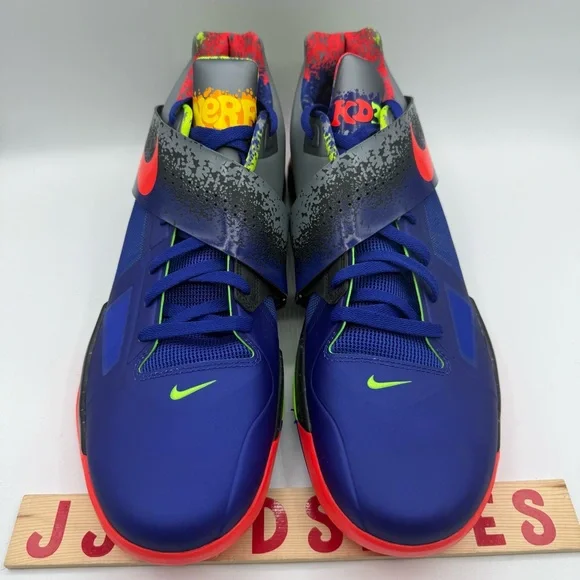 Nike Zoom Kd 4 IV Nerf Basketball Concord Bright Crimson FQ8180-400 Men’s Sz 16